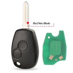 jingyuqin10x 2BTNRemote Car Key For Renault Duster Modus Clio 3 DACIA Logan Sandero 433Mhz PCF7947 PCF7946 pcf7952E Chip