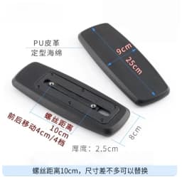 Replacement Armrest Pads for Swivel Chair Computer Chair Office Chair Live Streaming Chair Ergonomic Chair Gaming Chair