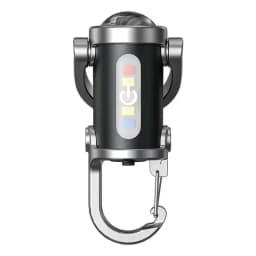 1-5PCS Mini COB Ultra Bright Rechargeable LED Flashlight Keychain Portable Waterproof Camping Pocket Lamp Keyring Hanging Light