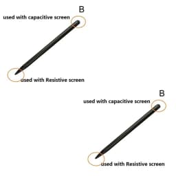 1/2/3pcs Universal Tablet Pen Phone Capacitive/Resistive Stylus Pen For IPhone Ipad Android All Touch Screens Rubber Stylus Pens