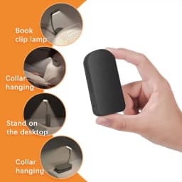 LED Clip-On Reading Light – Adjustable, Portable & USB Rechargeable Book Light for Night Reading