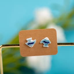 Porcelain Multicolor Ceramic Earrings Anti-allergic Cartoon cute little animal jewelry #LY531 Набор бижутерия для женщин