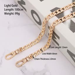 30/60/120cm Purse Bead Chain Strap for DIY Replacement Women Shoulder Crossbody Handbags Chain Bag Straps Hardware