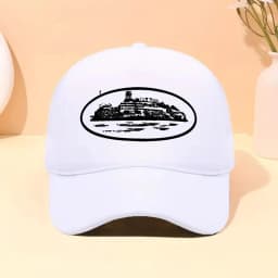 A trendy city scenery mesh dad hat | Adjustable breathable baseball cap | Unisex sun hat | Outdoor activities/daily wear/party a