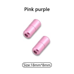 1Pair Matte Metal Shoelaces Locks Capsules Shoelaces Durable buckle Colorful Shoes Accessories Aesthetic Sports Laces Lock