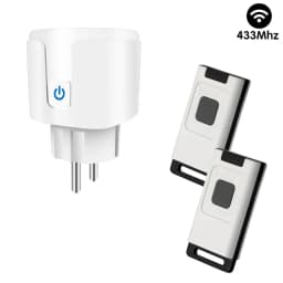 220V Wireless Remote Control Socket Switch EU FR Plug-in Electrical Socket Programmable Outlet Switch for Light,Smart Home 15A