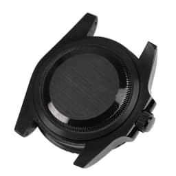 Black Brushed Bezel Watch Case with Sapphire Crystal Water Resistant for NH35 Nh36 Nh34 Automatic Mechanical Movement SKX Mods