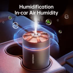 Powerful and Efficient Air Humidifier 180ML Aromatherapy Aroma Diffuser Essential Oil with Colorful Lights for Home Car Bedroom