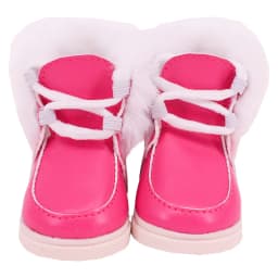 7cm Doll Shoes Doll Boots Plush Snow Panda For 18 Inch American&43Cm Baby Doll Accessories Our Generation Girl`s Toys Gifts