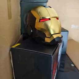 New War Machine Iron Man Helmet Mk5 Mk50 M17 Helmet Mask 1:1 Openable Voice Control Adult Cosplay Collection Ornament Gift