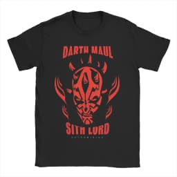 Men Women's A New Hope X-Wing May The Force Be with You Darth Maul T Shirts 100% Cotton Clothing Crew Neck Tee Gift Idea T-Shirt