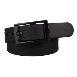 Plain Candy Colors Silicone Rubber Leather Wavy Shape Belt Plastic Buckle Cute Without Metal Belts for Men and Women Waistband
