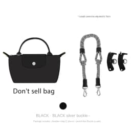 HAVREDELUXE Bag Strap For Longchamp Mini Bag Modified Strap Rope Free Punching 78cm Shoulder Strap havredeluxe