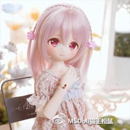 BJD Doll Wigs Long Hair For 1/3 1/4 1/6 MSD MDD YOSD With Bangs Black Brown Pink Hair Accessories