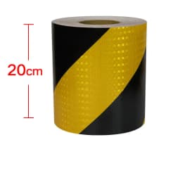 15cm/20cm*1m Twill Reflective Waterproof Tape Left Or Right Reflector Self-Adhesive Safety Warning Sticker Conspicuity For Truck