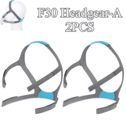 Adjustable Soft Headgear Strap for AirFit F30 Full Face CPAP Mask Replacement Headgear Magnetic Clip for Comfortable Secure Fit