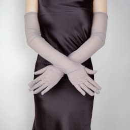 Summer Women UV Sunscreen Elasticity Mesh Driving Sun Glove Sexy Long Lace Fun Flirt Black Silk Thin Arm Sleeve Mitten H98