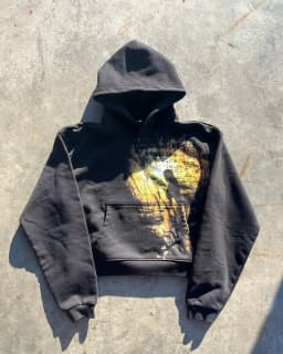 Womens Grey Zip Up Hoodie Tie Dye Abstract Art Streetwear Casual Pullover Artistic Expression Graphic Pattern Sweatshirt