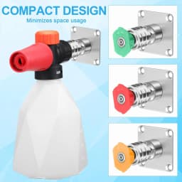 Pressure Washer Foam Cannon Holder Pressure Washer Nozzle Tip Holder 1/4" Quick Connect Foam Cannon Mount Pressure Washer Tool