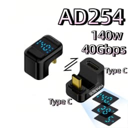 140W 60W 36W USB Type C Converter Digital Display 40Gbps 8K Video Fast Charging USB Adapter for iPhone 17 iPad Laptop Monitor