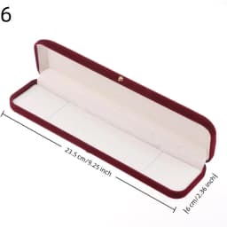 ●1PCS Flocking Gold Buckle Jewelry Box Pendant Ring Necklace Earring Bracelet Display Storage Box Luxury Feelings Packaging Box