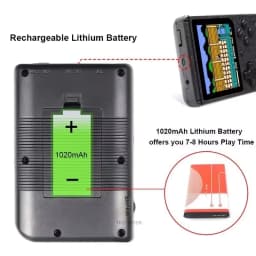 2.4Inch Retro Portable Mini Handheld Game Player 8 Bit Video Game Console Built-in 500 Games Gameboy For Kid Gift