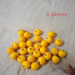 5/10Pcs Mini Simulated Little Apple Doll Accessories Toys 1/12 Dollhouse Miniature Food Play Scene Decoration
