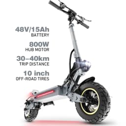 IENYRID S1 Scooters Daily Travel And Commuting E-Scooter, 48V15Ah Battery Smart LCD Display Electric Scooter,10-inch Air Off-road Tires City Scooters Electric