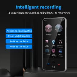 S85 Pro 4‑Inch Touch‑Screen Language Translator Device,138 Languages,Voice Video Recording,Offline Translation,8GB 2000mAh