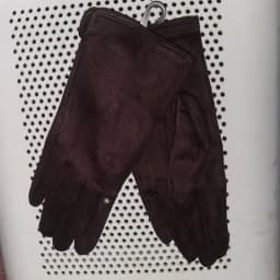 Women's Winter Plus Velvet Thicken Warm Touch Screen Gloves Elegant Pearl Suede Windproof Full Finger Cycling Driving Gloves K43