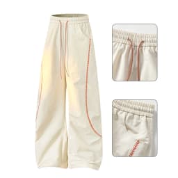 New Spring Autumn Windproof Water-Repellent Wide-Leg Slim Scimitar Pants For Men Women Quick-Drying Workwear Hiking Pants