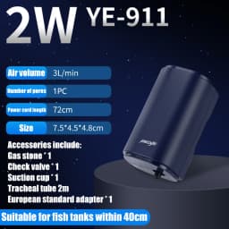 1PC Silent Aquarium Oxygen Air Pump with Check Valve Fish Tank Compactor Oxygenator Aquarium Air Compressor Aerator 220v 3w-14w