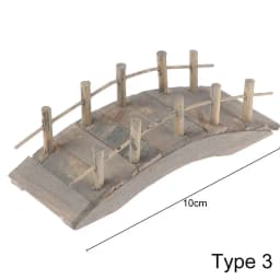 1:12 Fairy Garden Micro Landscape Outdoor Scene Model Miniature Chicken Coop Mini Arch Bridge Dollhouse Decor Dolls Accessory