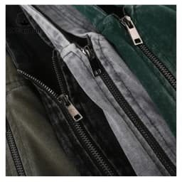 300gRetro Water - Washed Hooded Zip - Up Sweatshirt: 100% Cotton Loose Fit, Tailored Unisex, Loose Casual Sweatshirt