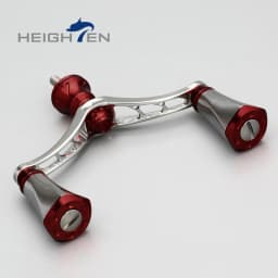 Heighten Spinning Reel Double Rocker Arms - 80/98mm Axle Spacing, 20mm Knob Diameter | Fits Daiwa & Shimano Reel Mod Parts
