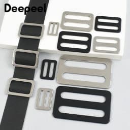5/10Pcs 20-50mm Stainless Steel Tri-Glide Slider Buckles for Bag Strap Backpack Adjust Webbing Clips Clasp Bags Accessories