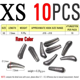 ICERIO 10PCS Fast Sinking Nymphs Scud Fishing Fly Tungsten Heavy Body Jig Hook Back Bead Fly Tying Material Accessories