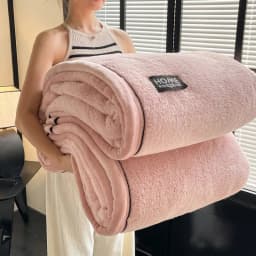 New Grade A Half Sides Fleece Autumn Winter Warmth Blankets Soft Fluffy Keep Warm Sofa Blankets for Throw Napping Shawl Blanket