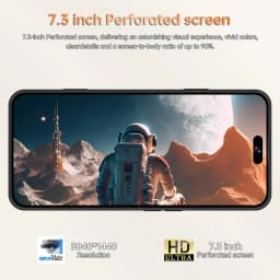 K-Touch Mobile Phones A17 Pro Max Android 15 Cell Phone 7.3 Inch Smartphone 16+48MP Camera 5G Dual Card Dual Standby 7800mAh Global Version Cellphones