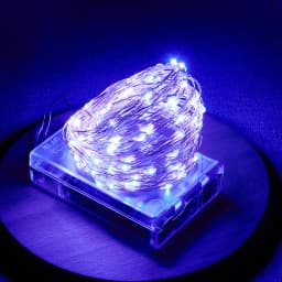 Battery Box 10/5/2/1M LED Silver Wire String Lights Fairy Garland Light for Christmas Wedding Party Home Holiday Room Decoration