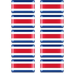 10pcs Epoxy Italy Flags Sticker Car Interior Decoration Decal for Fiat 500 Abarth Punto Panda Tipo Bravo Stilo Coupe Doblo Badge