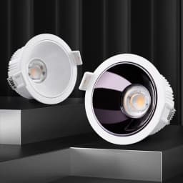 CRI 97 Anti Glare Recessed Dimmable LED Downlights 7W9W12W15W18W20W24W COB Ceiling Lamp Spot Lights AC110-230V +Led Drive