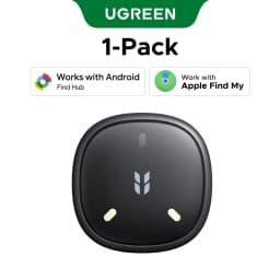 UGREEN FineTrack Mini Duo 2-in-1 Global Positioning Tracker, Smart Bluetooth Item Locator,Anti-Lost Tag for Bags, Keys