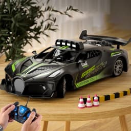 4WD RC Sports Car High Speed Remote Control Mini Scale Model Vehicle Electric Drift Racing Car Toys for Boys Kids Back to School