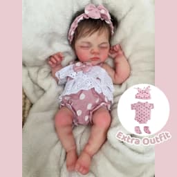 12 Inch Open Mouth Washable Full Silicone Reborn Doll Irys, Rooted Hair, 3D Vivid Skin, Realistic Newborn Bebe Reborn De Silicon