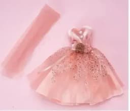 Wholesale Toy accessories gift clothes blue purple dressess for your BB FR 1/6 scale dolls BBIKG06