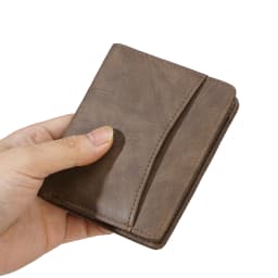 New Men Wallets Leather Purse Man Slim Card Horders Quality Male Short Multi-card Wallet Coin Pocket Purse