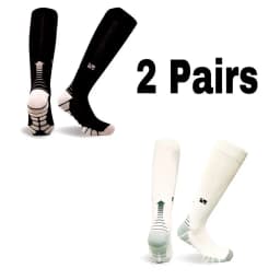 2/3/4 Pairs Running Men Compression Socks Fit Varicose Veins Football Soccer Stockings 30 Mmhg Atheletic Men Women Sports Socks