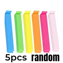 50/5PCS Food Snack Package Bag Sealing Plastic Clips For Packages Kitchen Storage And Organization Items Accessories