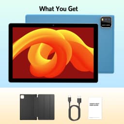 2026 Model 10.1-inch Android 16 Tablet Upgraded Quad-core Processor 12GB RAM (3GB+9GB) 64GB ROM Wi-Fi 6 High Performance Tablet